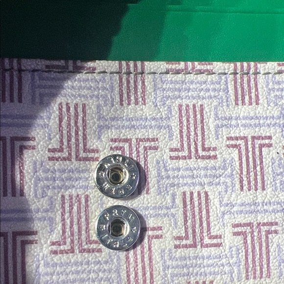 Lanvin Green & Brown Wallet no callouts - Picture 13 of 13